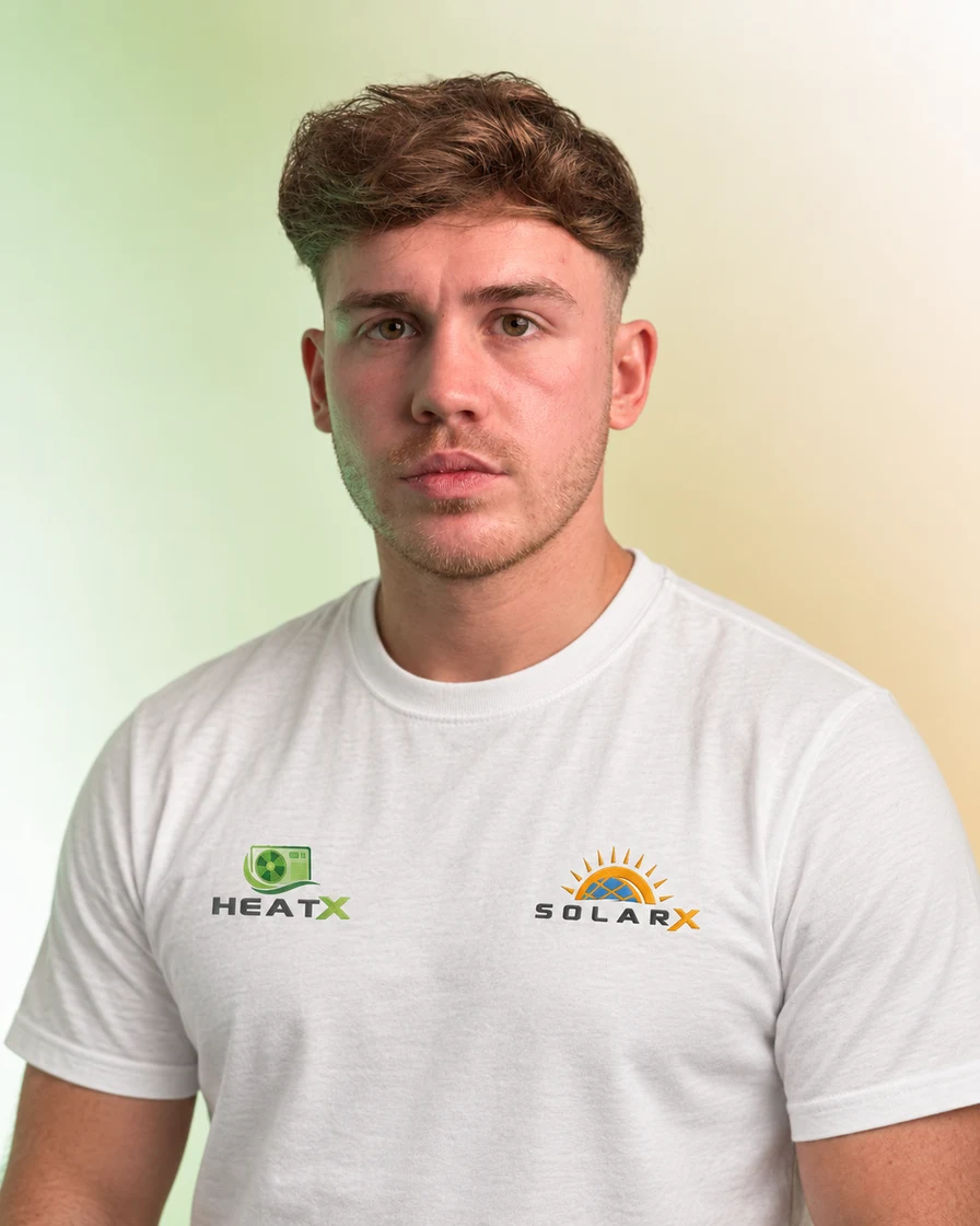 SolarX Fachberater Mike im weißen Teamshirt