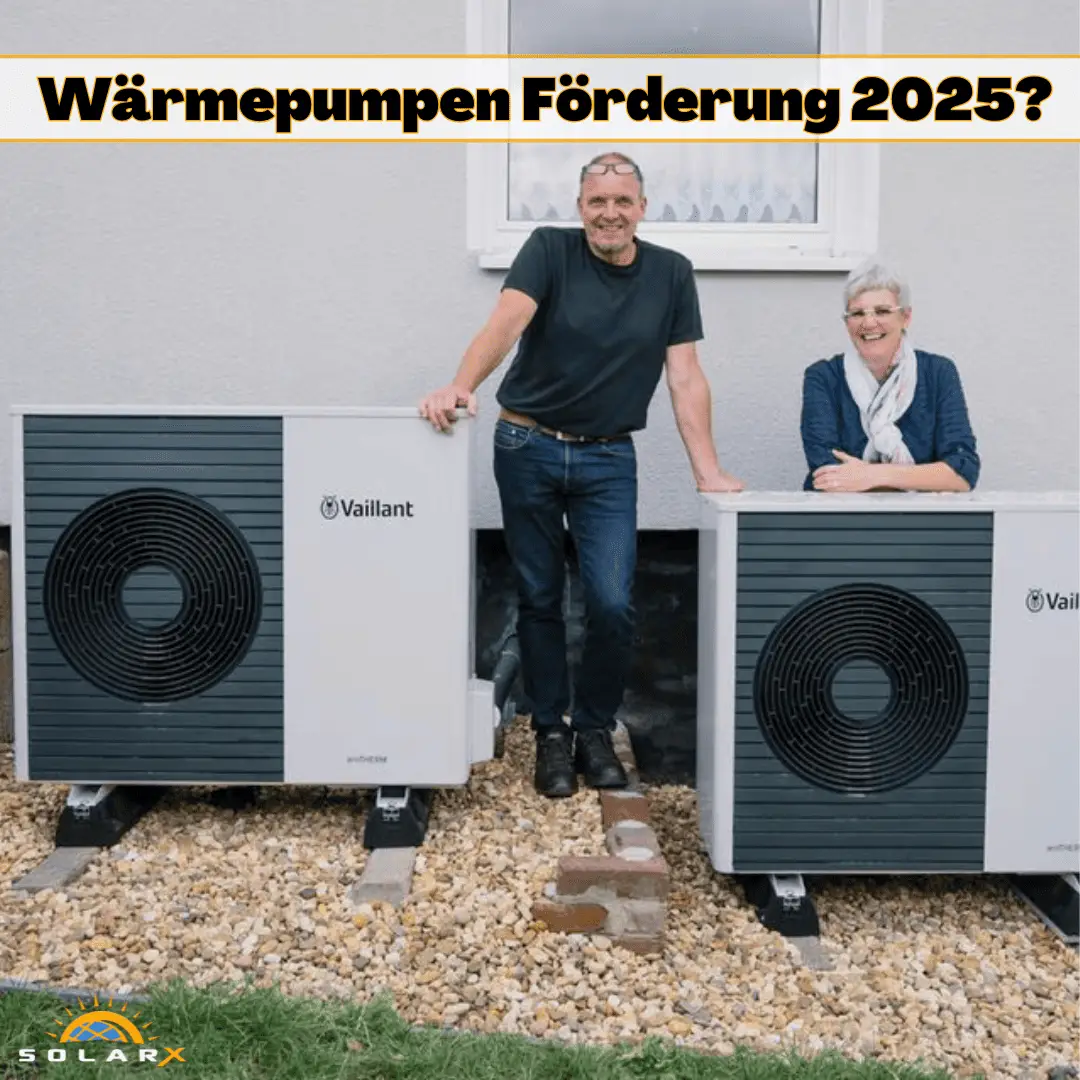 Förderung Wärmepumpe 2025 – Wärmepumpe mit Förderbescheid und Euro-Scheinen